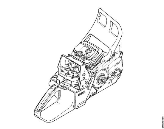 Motosierras de gasolina (MS) MS 461-R Níºmero de máquinaÂ  de la marca Stihl